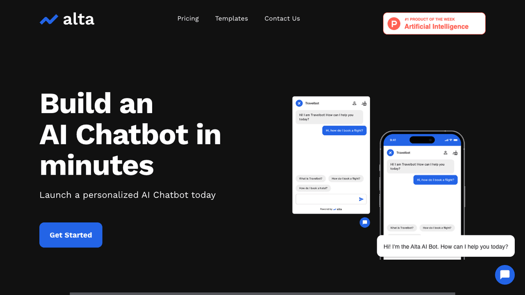 Build an AI Chatbot in minutes