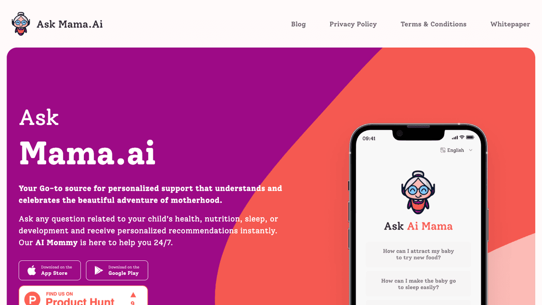 Personalized support for motherhood