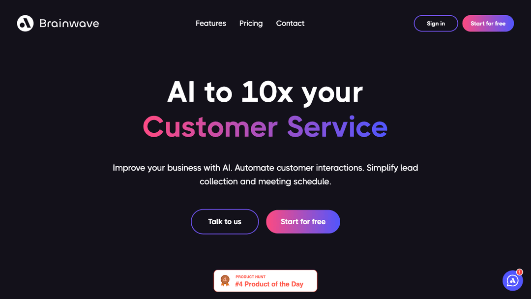 Brainwave - ChatGPT Customer Service Chatbots