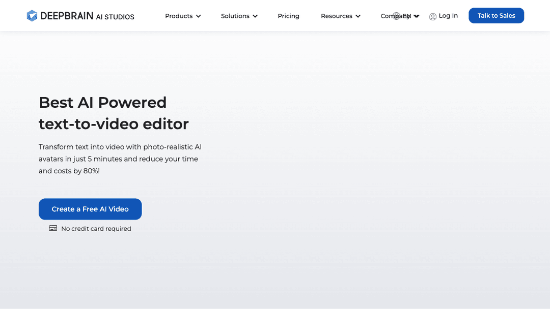 Text to Video Generation Platform Using AI Avatar