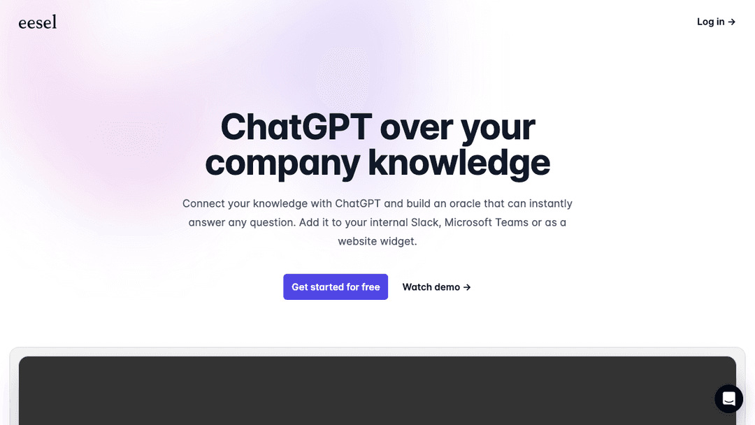 ChatGPT oracle for company knowledge