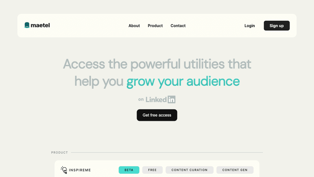 Content curation and generation tool