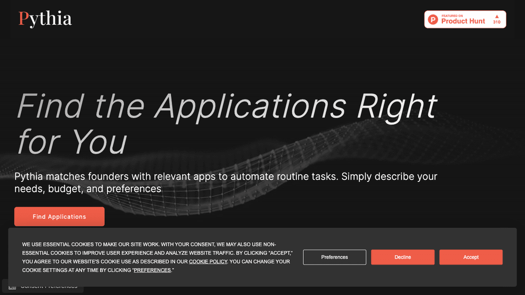 Pythia matches founders with relevant apps to automate routine tasks