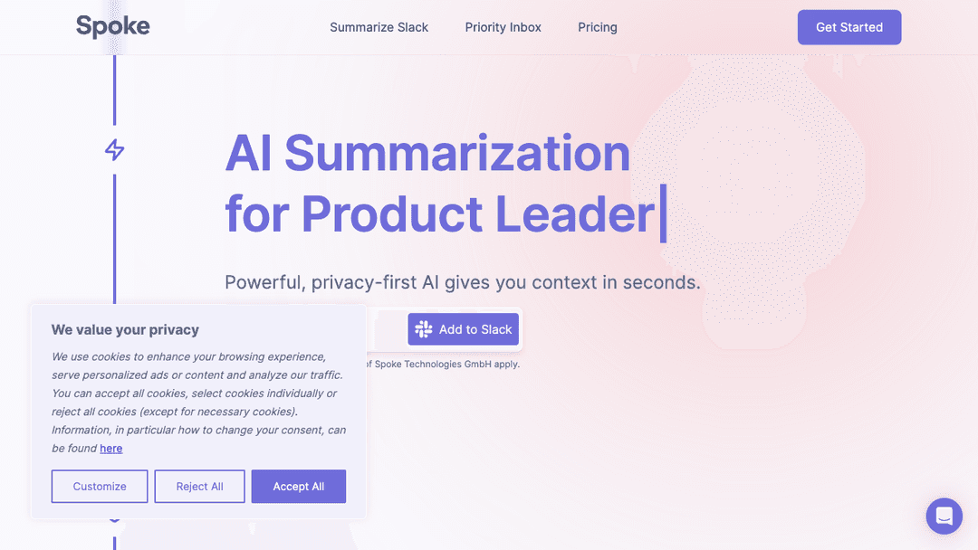 Actionable AI-Summaries for async comms