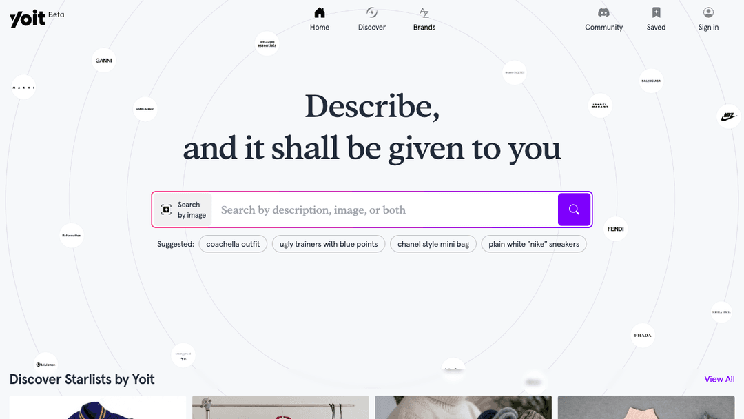 Yoit: Descriptive Search for Your Fashion Desires